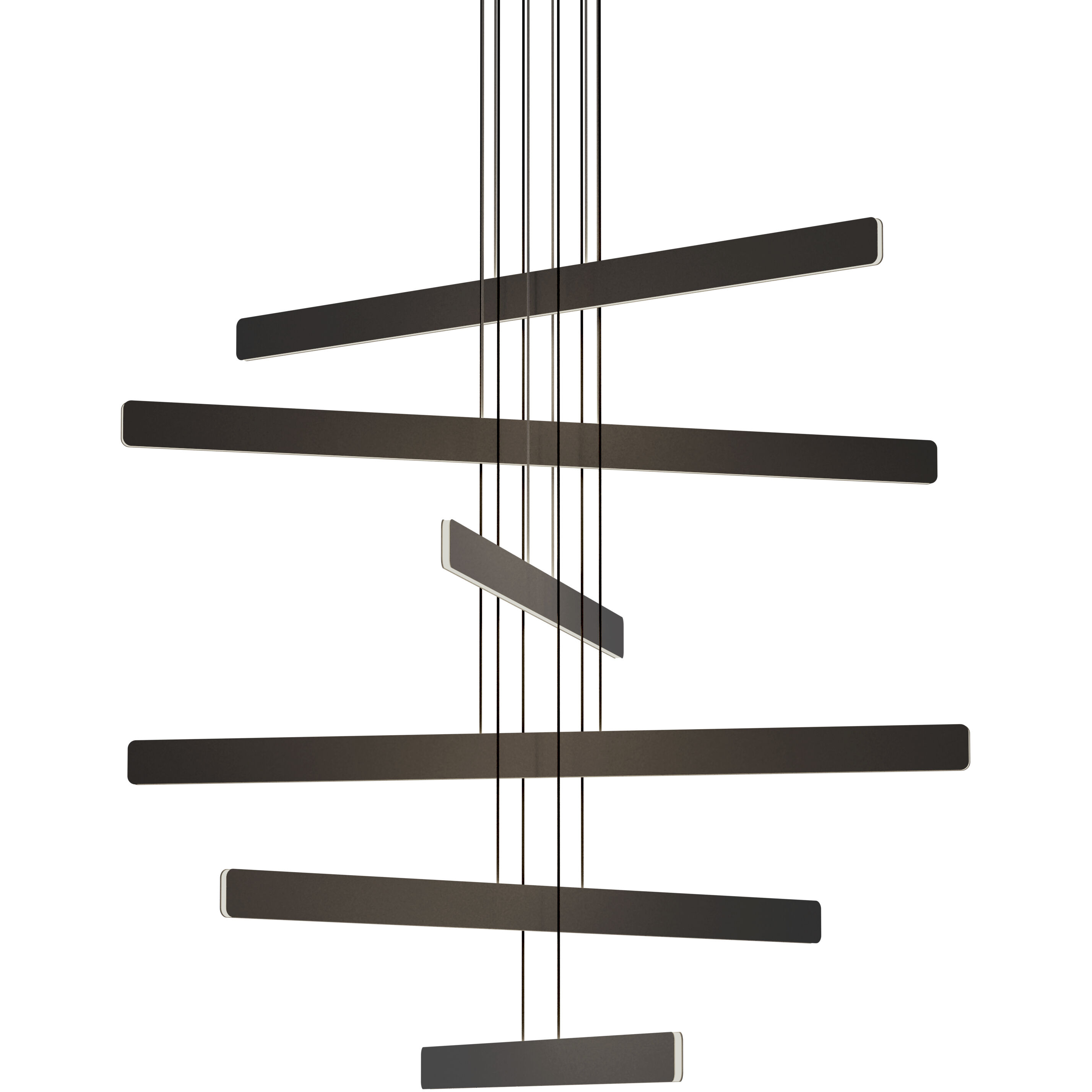 Sub LED 48 inch Matte Black Pendant Ceiling Light